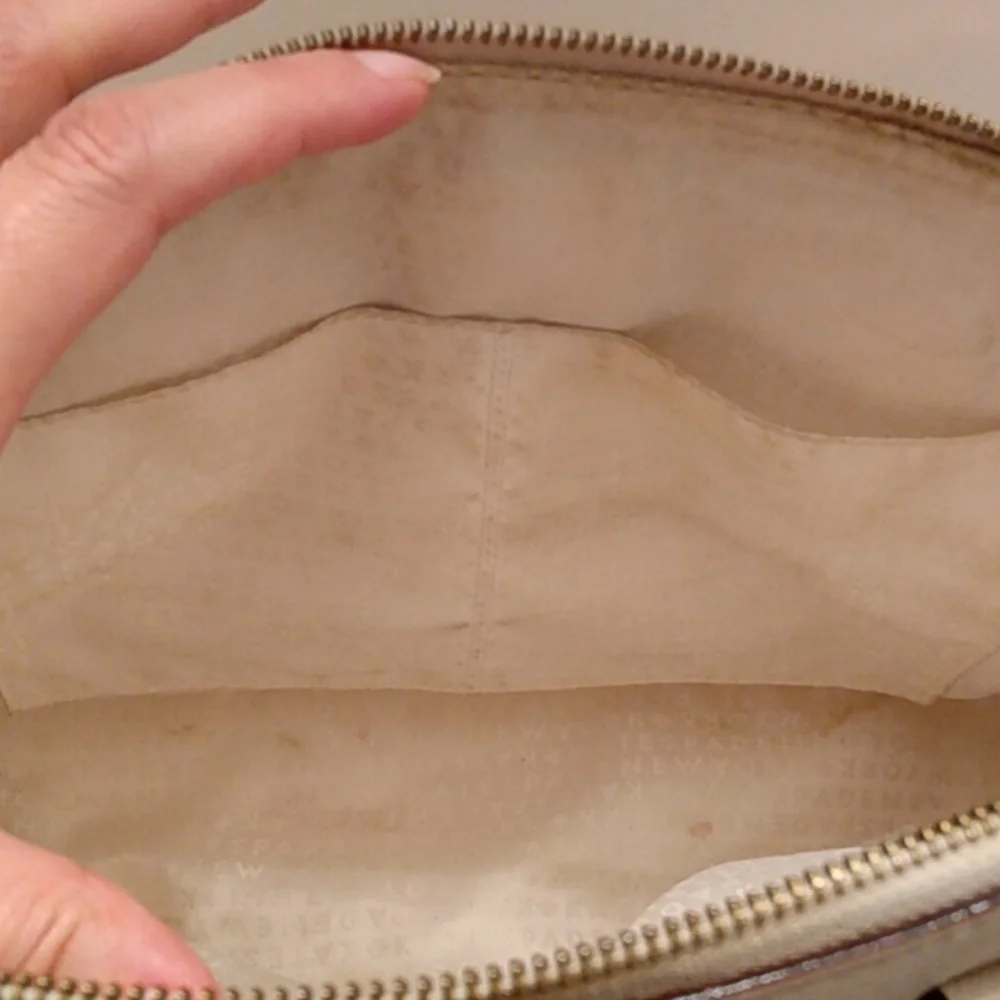 Kate Spade Grove Street Leather “Carli” Dome Satchel Bag Purse